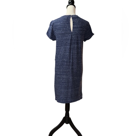 Pact The Mix Tee Dress in Heathered Navy Blue Sz. Small - NWOT - Picture 4 of 9